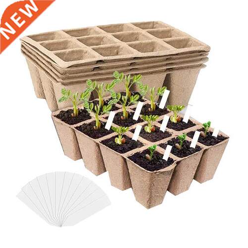 20 Pack Seed Starter Tray Kit,Peat Pots For Vegetable &