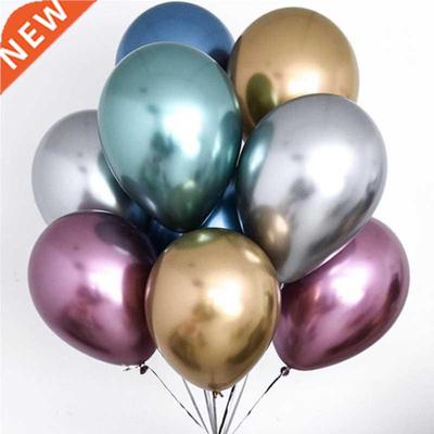 10pcs 5/10/12inch Glossy Metal Pearl Latex Balloons Thick Ch