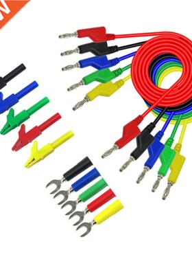 4mm Banana to Banana Plug Stackable Test Lead Kit for Multim
