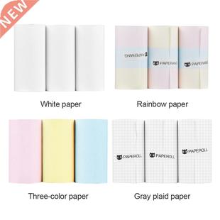 3 Roll Printable Sticker Paper 57*30mm Thermal Printing Pap