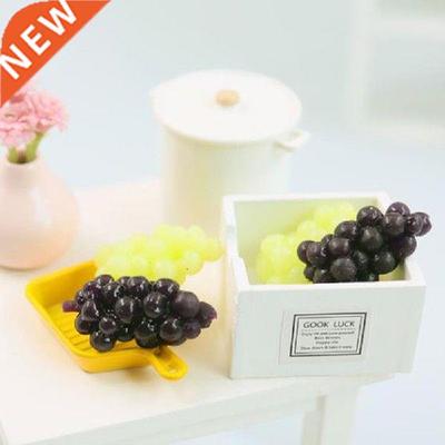 4Pcs 1/12 Doll House Miniature Fruit Simulation Grape Model