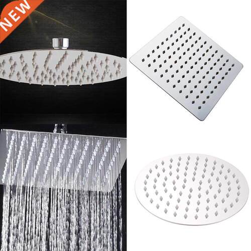 8 Inch Round Square Stainless Steel Shower Head Adjustable