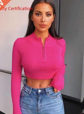 women neon bodycon T-shits steetwea club aty outfit