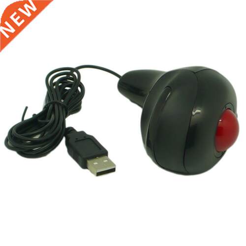 Laptop PC Computer Optical Hand-Held USB Trackball Mouse Mic
