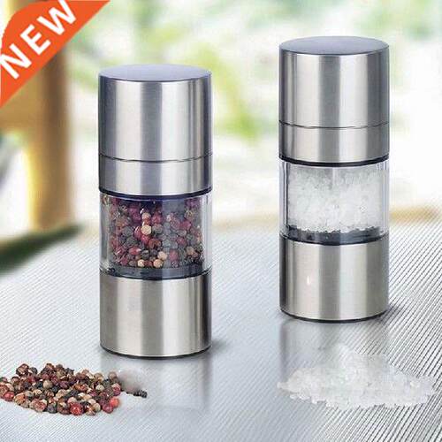 Manual Pepper Mill Salt Pepper Grinder Portable Kitchen