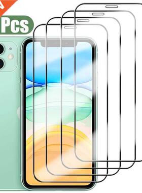 4PCS Full Cover Tempered Glass For iPhone 11 12 13 14 PRO MA