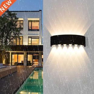 LED Wall Light IP65 Outdoor Waterproof Garden Fence Aluminu