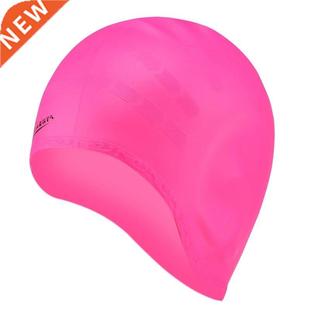 s Swimming Caps Wo Long Hair Waterproof Swim Pool Cap Ear P
