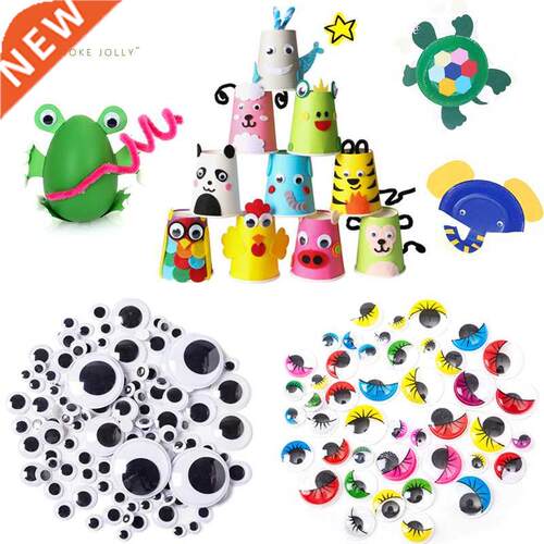 100Pcs DIY Children's Creative Black And White Color Eyeball