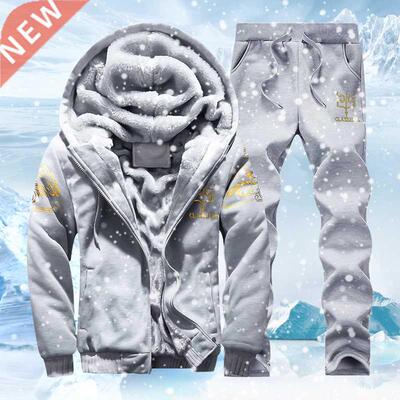 Tracksuit Men Sporting Fleece Thick Hooded Brand-Clothing Ca