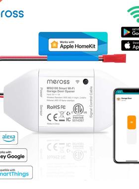 Meross HomeKit Smart WiFi Garage Door Opener, Works with App