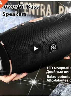 Powerful Subwoofer Portable Radio FM Wireless Caixa De Som B