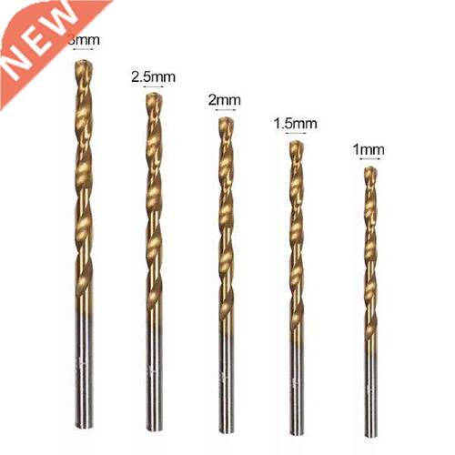 High Speed Steel Titanium Coated Twist Drill Bit Set Wood