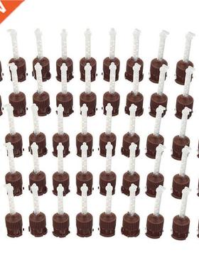 50x Dental Impression Tip Temporary 1: 1 Silicone Rubber, 50