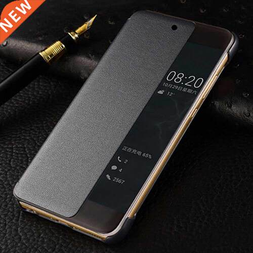 Original Smart View Case For Huawei P20 Pro Auto Sleep Wake