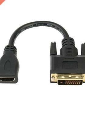 2C HDMI Female to DVI 24+1 Male Adate Cable Convete 1080