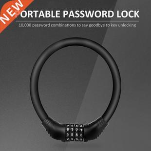 Bicycle Lock Mountain Bike 4 Digit Password Lock Anti-theft