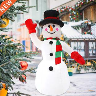 Christmas Snowman Inflatable Santa Claus Snowman Doll Merry