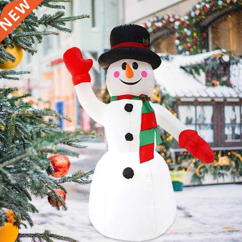 Christmas Snowman Inflatable Santa Claus Snowman Doll Merry