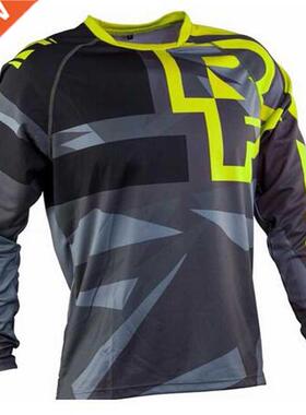 Men's Downhll Jerseys RACE FACE Mountan Bke MTB Shrts Of