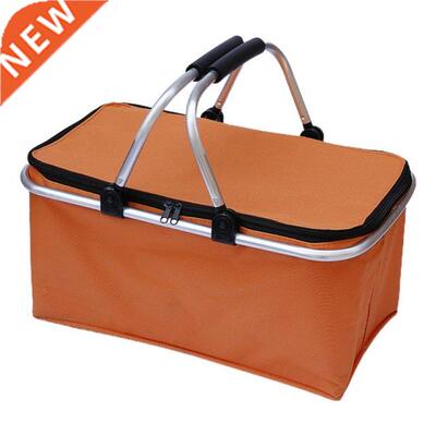 Collapsible Market Basket Foldable Shopping Basket Cooler In