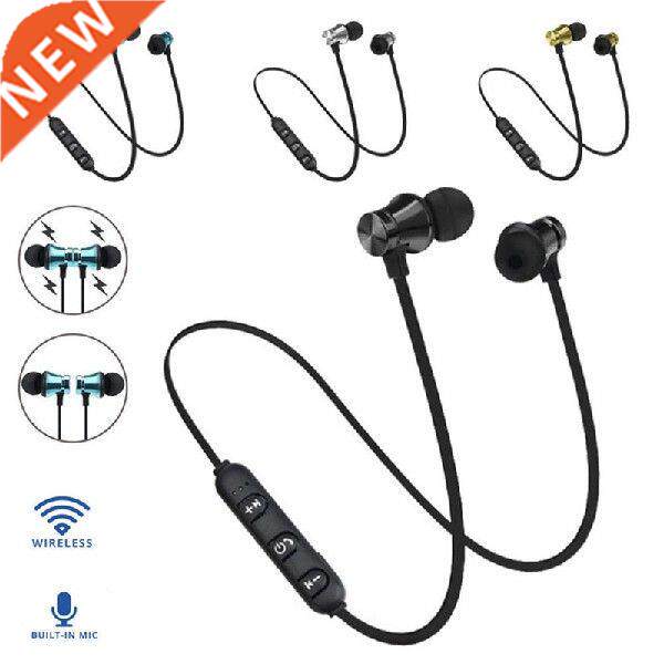 Magnetic Bluetooth Headphones Wireless Neckband Headphones图片