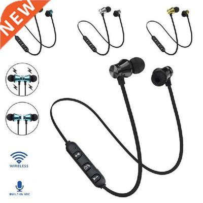 Magnetic Bluetooth Headphones Wireless Neckband Headphones