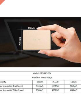 New Oscoo 2.5Inch SATAIII SSD 500GB 240GB 120GB 128GB 256GB