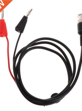 BNC Q9 Dual Rollable Banana Plug Socket Test Line Probe Lead