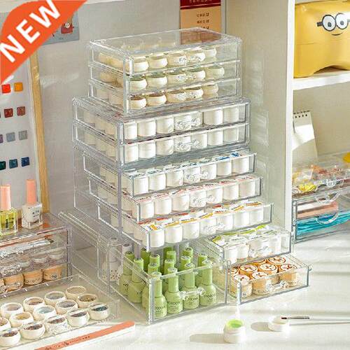 Clear Nail Polish Holder Tabletop Nail Art Display Stand