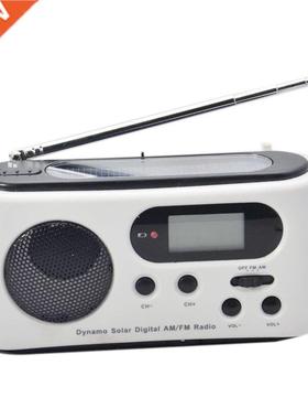 Hand Crank Dynamo Radio LED Flashlight USB Cellphone Charger