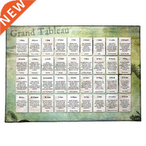 Tarot Card Tablecloth Linen Divination Altar Cloth Board
