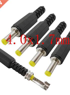 20/10/5Pcs 4.0x1.7mm 4.0*1.7mm DC Power Male Plug Jack  W