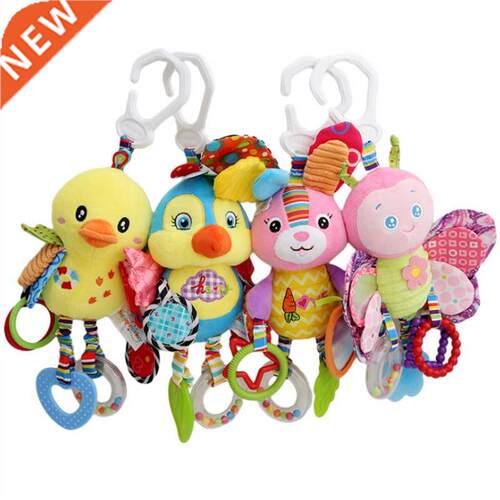 Animal Baby Rattles Newborn Grab Ability Training Dolls Infa