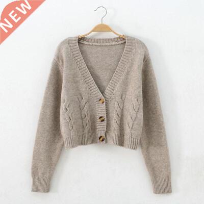 Woman Sweaters Women's Sweater 2020 Autumn Single-Breasted K