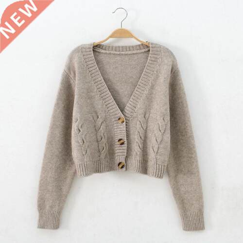 Woman Sweaters Women's Sweater 2020 Autumn Single-Breasted K