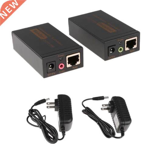 100m 328ft VGA Video Audio Extender Over Single RJ45 CAT5e/6
