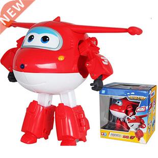 Big!!! Super Wings Jet Deformation Airplane Robot Action Fig