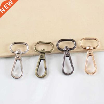 5pcs 4 Sizes Metal Swivel Trigger Lobster Clasp Snap Hook Ke