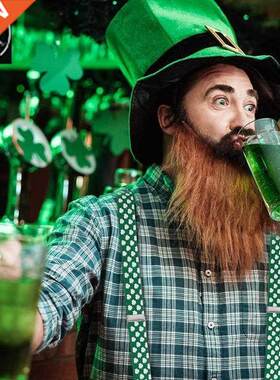 Iri set Iri clover straps St. Patrick's Day high hat two