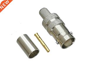 10Pcs Connector BNC Female jack Crimp For RG8X RG-8X LMR240