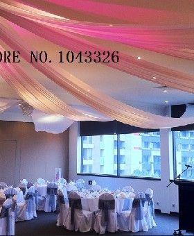 Wedding party roof canopy drapery decoration ceiling