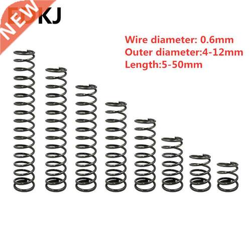 10pcs compression spring 0.6 series length 5 10 15 20 25 30