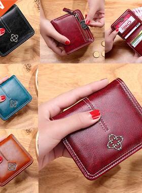 Mini Wallet Women Luxury Leather Wallets Coin Bag Hasp ort