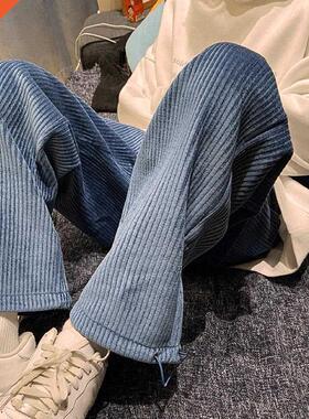 Teenager Trousers Tie Leg Drawstring Skin-friendly Oversize