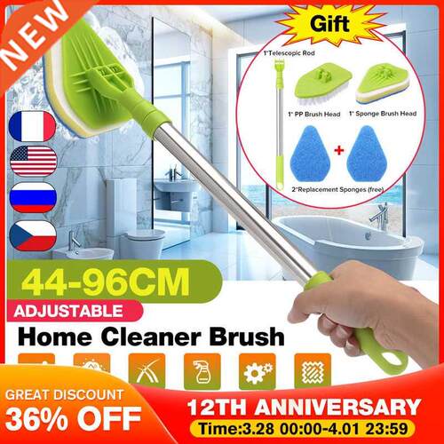 Cleanng Scrub Brush Telescopc Bathtub Cleaner For Clean Ba