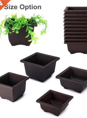 1PC Flower Pot mtaton Plastc Balcony Square Pots Flower