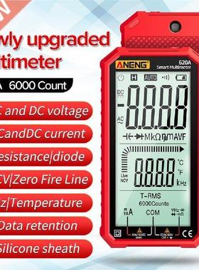 620A Digital Multimeter Transistor Tester 6000 Counts True