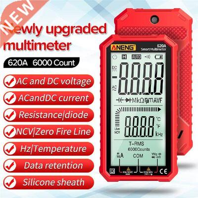 620A Digital Multimeter Transistor Tester 6000 Counts True