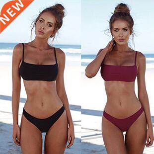 Summer Women Bikini Push-up Bra Bather Suit Swimsuit